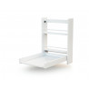 Wall-mounted changing table for hotels, restaurants and campsites