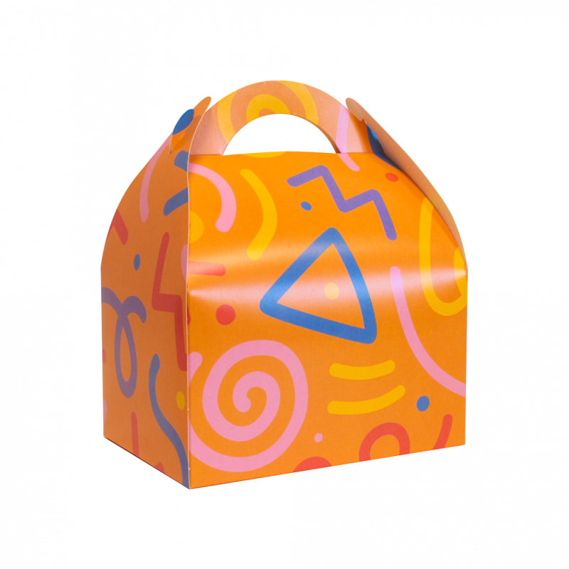 boite menu enfant large coloré - lunchbox restaurant large