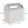 dimensioni del menu per bambini di lunchbox super hero