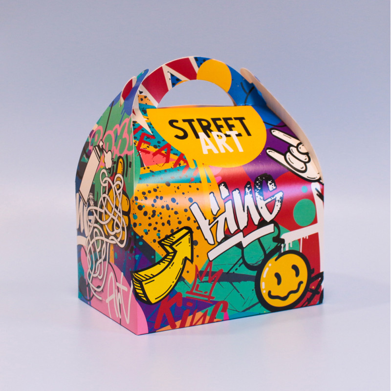 menübox Kind Street Art Breitformat