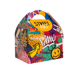 boite en carton pour menu kids restaurant