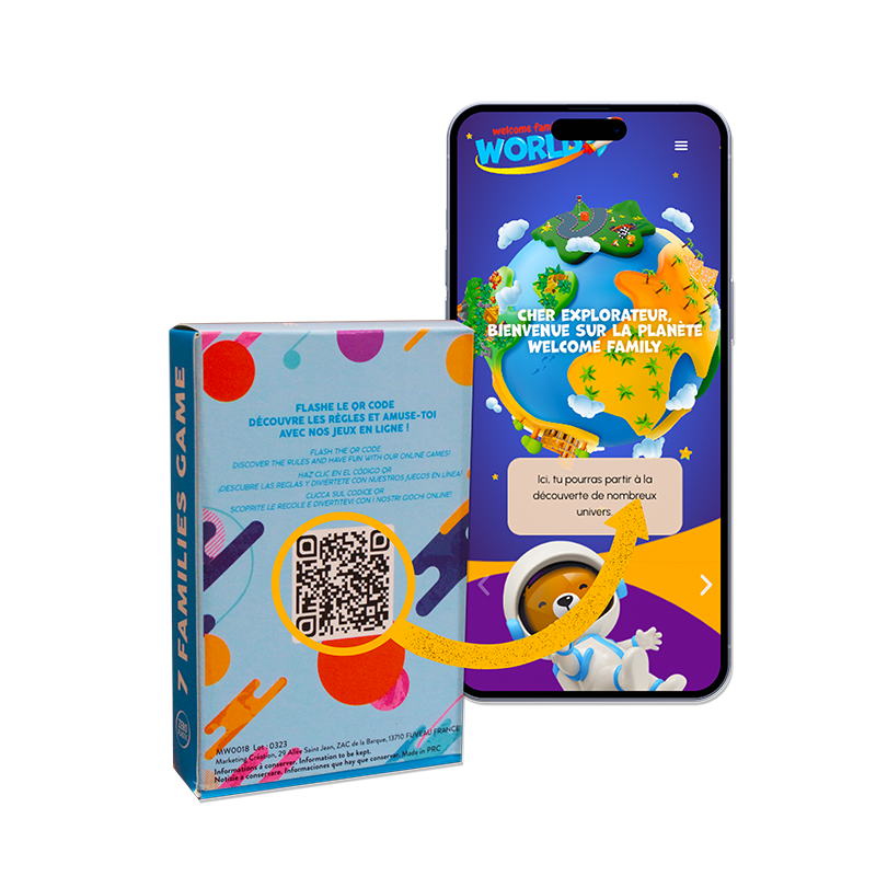 Digital extension of the 7 Families card game