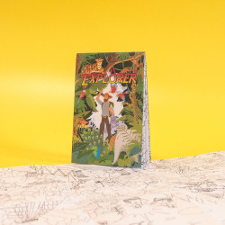 Poster da colorare Esplorare i regali di benvenuto per i bambini