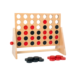 Puissance 4 en bois - Jeu société enfant CHR