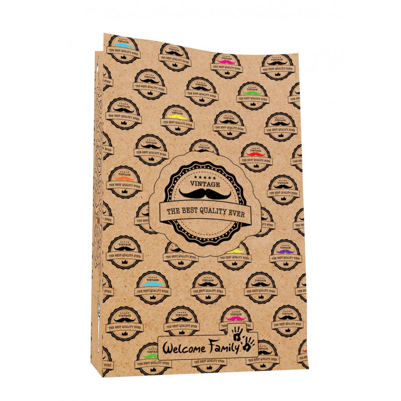 Pacote de menu infantil kraft estilo Nova Iorque