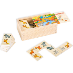Dominos Safari, un juego de mesa para niños en hoteles y restaurantes Dominos Safari, un juego de mesa para niños en hoteles y restaurantes