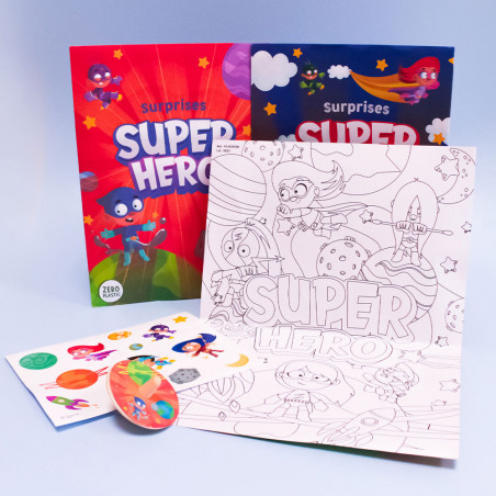 pacote surpresa colecionável para crianças - jogo surpresa do super-herói para crianças