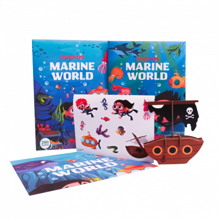 borsa a sorpresa del mondo marino - regalo a sorpresa per bambini CHR
