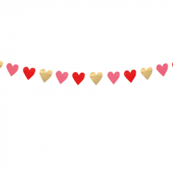 Girlande Valentinstag Restaurant