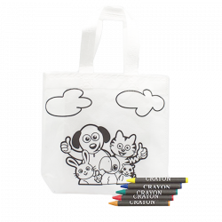 bolsa para colorear animales para niños para la CRH