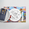 panaché de sets de table pour les enfants à colorier thème Super Héros