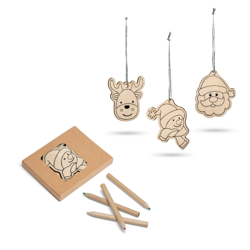 decoraciones para colorear para niños - Regalos de Navidad para niños