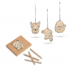 decoraciones para colorear para niños - Regalos de Navidad para niños
