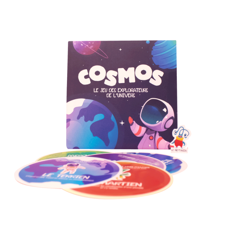 Gioco del cosmo per il menu dei bambini