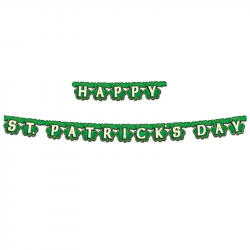 Deco restaurant garland Happy St Patrick