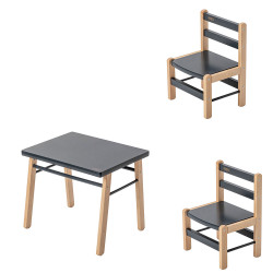 Ensemble table et chaises - Kids Corner - Aménagement enfant Hôtel