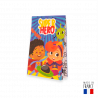 Página para colorear del póster del superhéroe