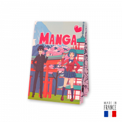 Cartaz para colorir Manga, brinquedo de menu para crianças