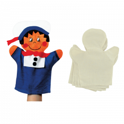Children's DIY cotton puppets