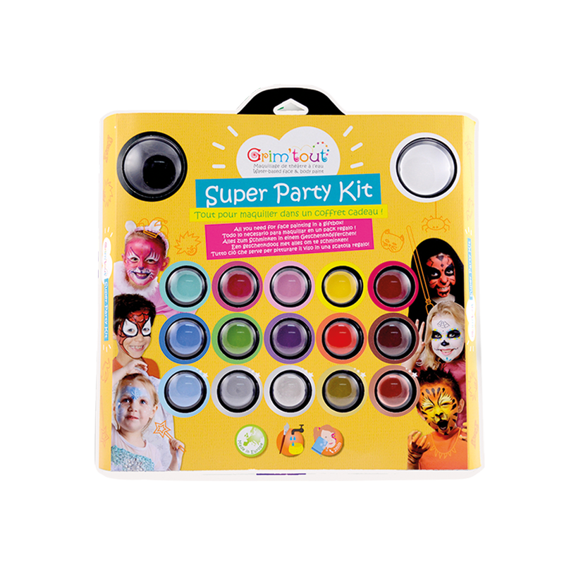 Maxi cofanetto trucco per Carnevale, Compleanni, Ristoranti