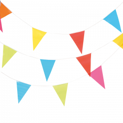 ghirlanda di compleanno multicolore