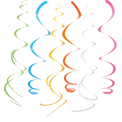 Decorazione a spirale colorata - Decorazioni per compleanni CHR