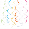 Decorazione a spirale colorata - Decorazioni per compleanni CHR