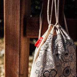 regalo sorpresa para colorear para niños - bolsa