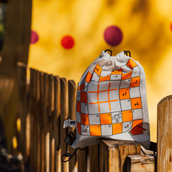 tasche zum Ausmalen mit Spielen für Kinder