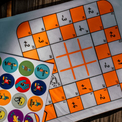 sac avec jeux et à colorier pour les enfants dans les hotels et les restaurants