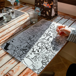 set de table enfant Street Art