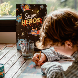 pacchetto pasto per bambini supereroi