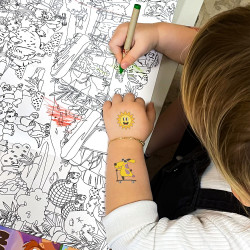 Ephemere Tätowierung für Kinder, Geschenk zur Kinderbetreuung