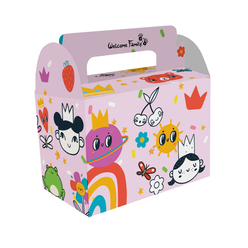 boîte menu enfant princesse - fiambrera comida cartón