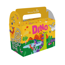 menú infantil caja Dino