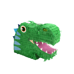 Pinata di compleanno con testa di T-rex