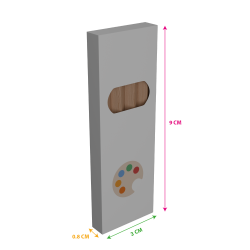 caja de lápices de colores para personalizar