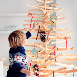 regalo de navidad para niños adornos para colorear