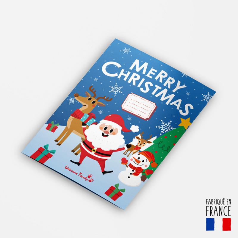 christmas notebook to personalize