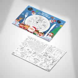 christmas placemat to personalize for children