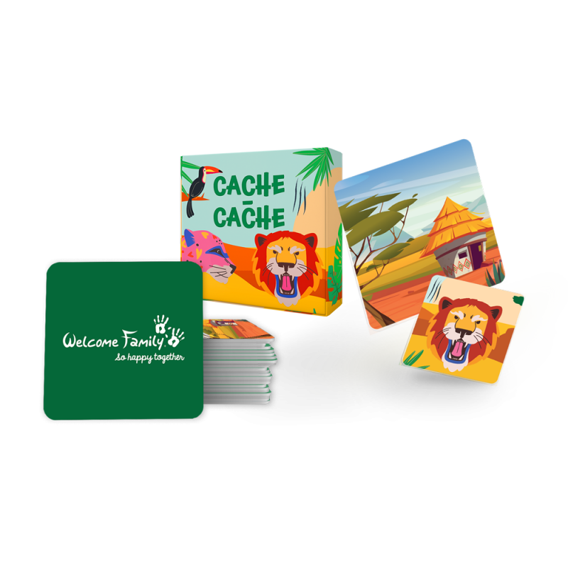 überraschungsspiel Versteckspiel - Spiel in Boxformat Kindermenü