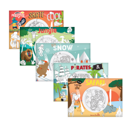 Tovaglietta da colorare - Menu per bambini da colorare