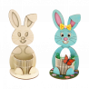 Bonificación por hijos en Semana Santa - Lote de cestas DIY con motivos de conejitos