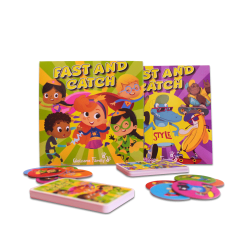 Fast and catch kids game restaurant
