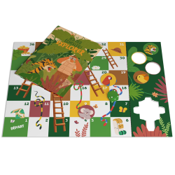 Juego de la escalera del explorador - Juego de mesa menú infantil