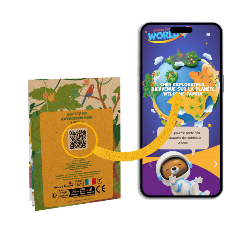 Explorer ladder game - Children's menu board game