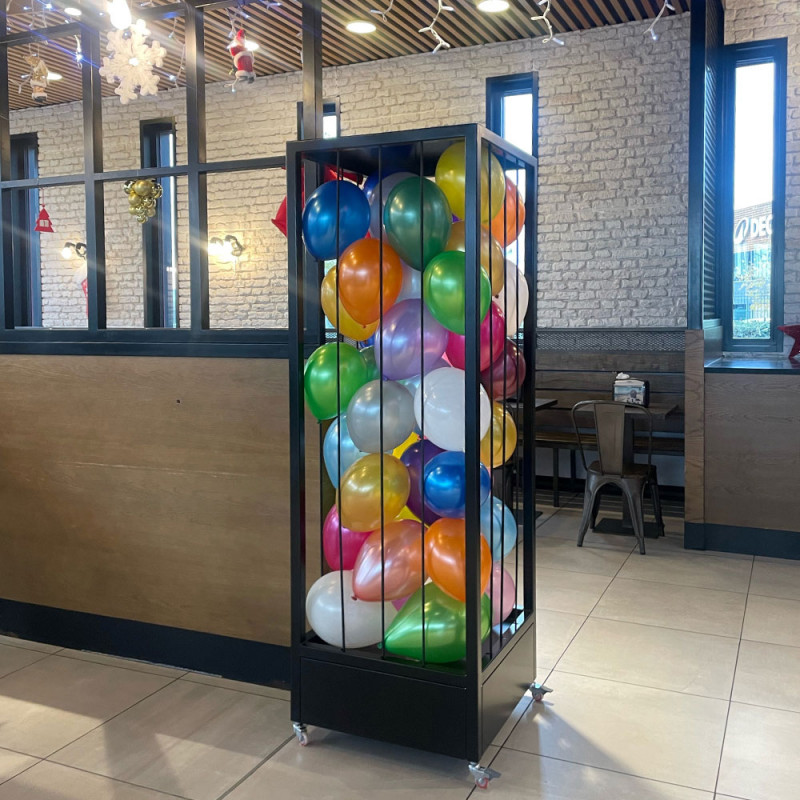 jaula de bolas de acero para restaurantes