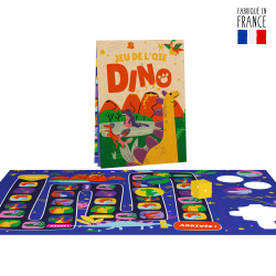 Jogo de tabuleiro modelo dino jogo do ganso