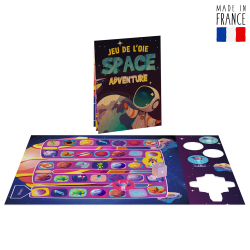 juego de la oca espacial - juego de mesa menú infantil