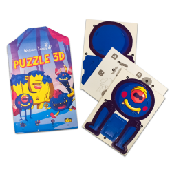 puzzle 3D monstre - jeu surprise CHR